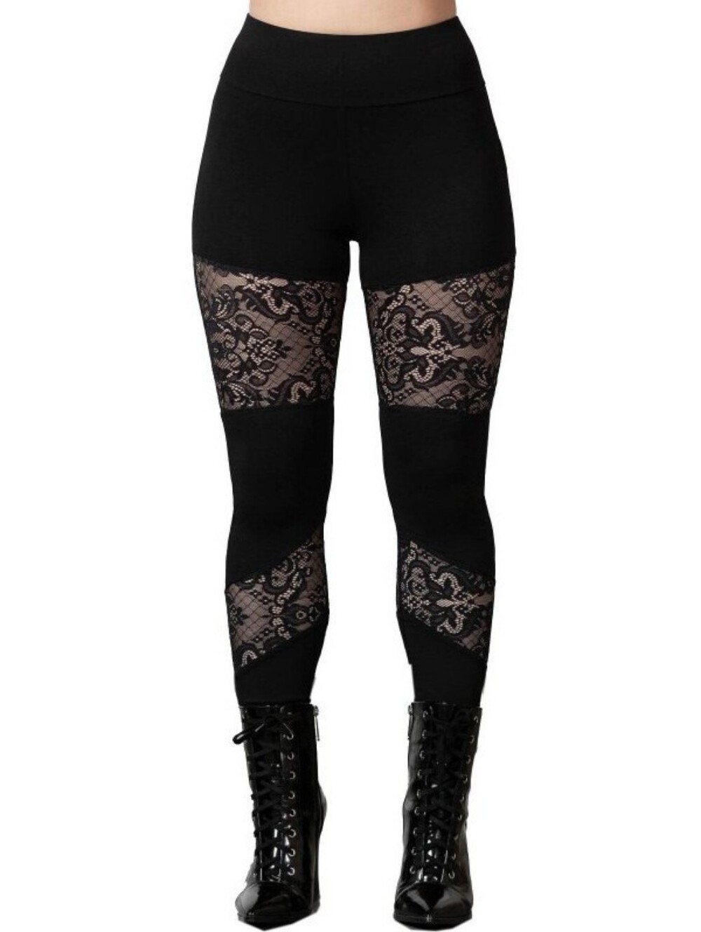 Killstar "Nixie" Lace Leggings - Size Extra Small